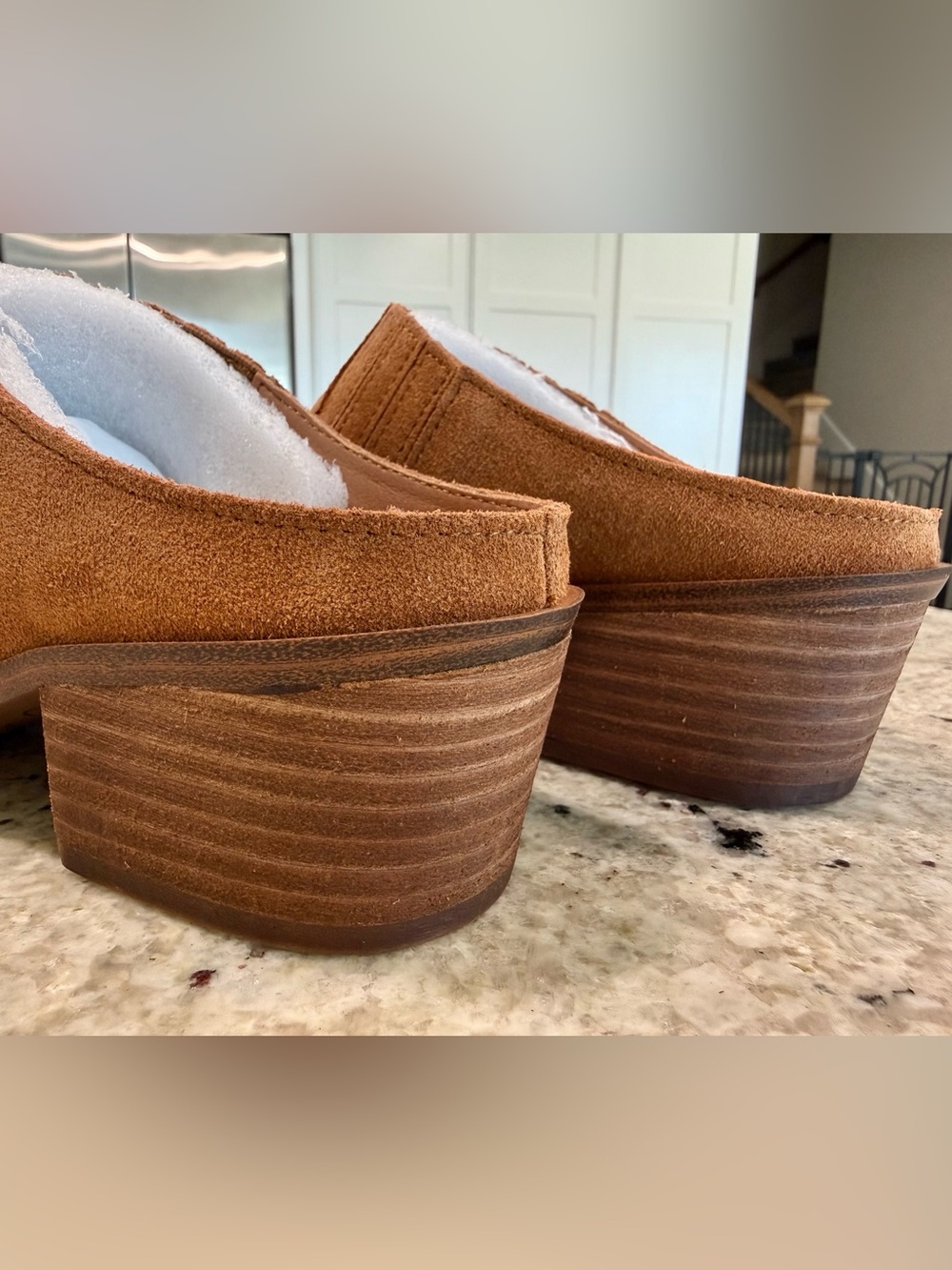 Chinese Laundry Women's Western Suede Mule in Brown NIB - Picture 10 of 14